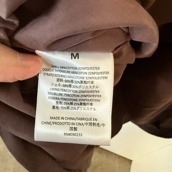 Fear Of God Essentials Full ZIp Oversized Jacket Purple Medium - Picture 6 of 6